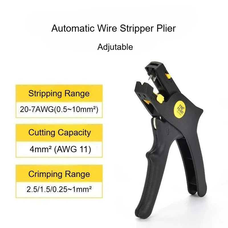 JH Automatic Wire Stripping Pliers – Cable Cutter & Stripper for Electricians