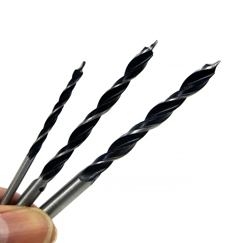 3/5pcs 3 4 5 6 7 8 10mm Quick Change Metal Tools 1/4" Hex Shank Wood HCS Drill Bit Set Round handle