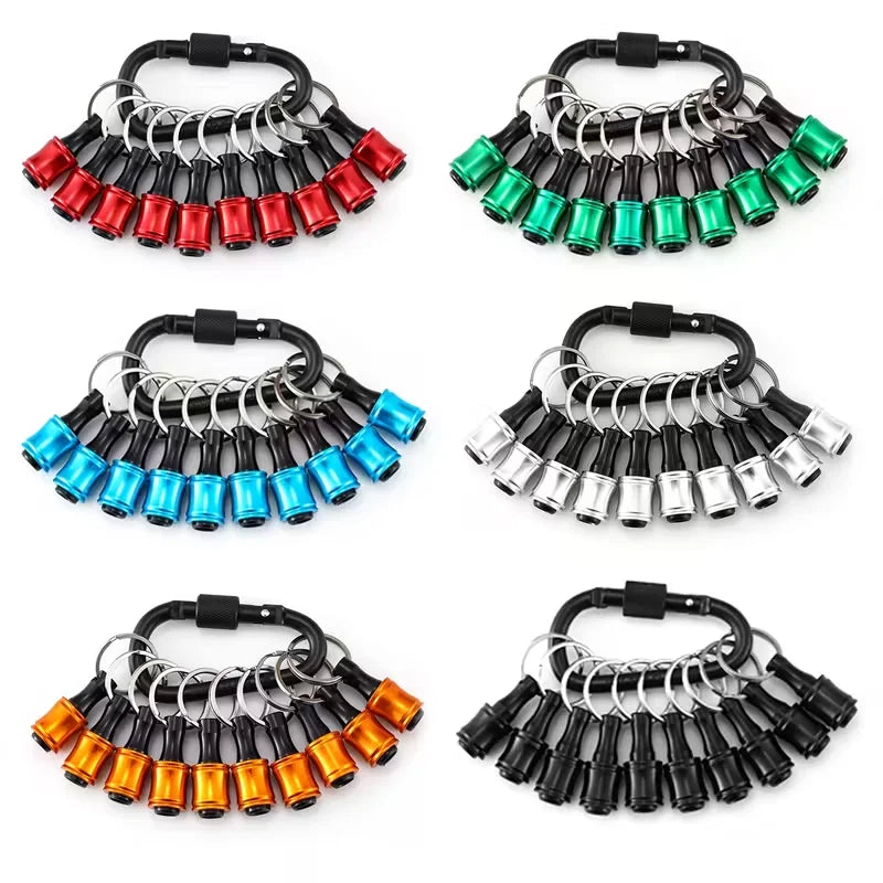 10PCS Multi-Functional Socket Wrench Set with Drill Bit Adapter