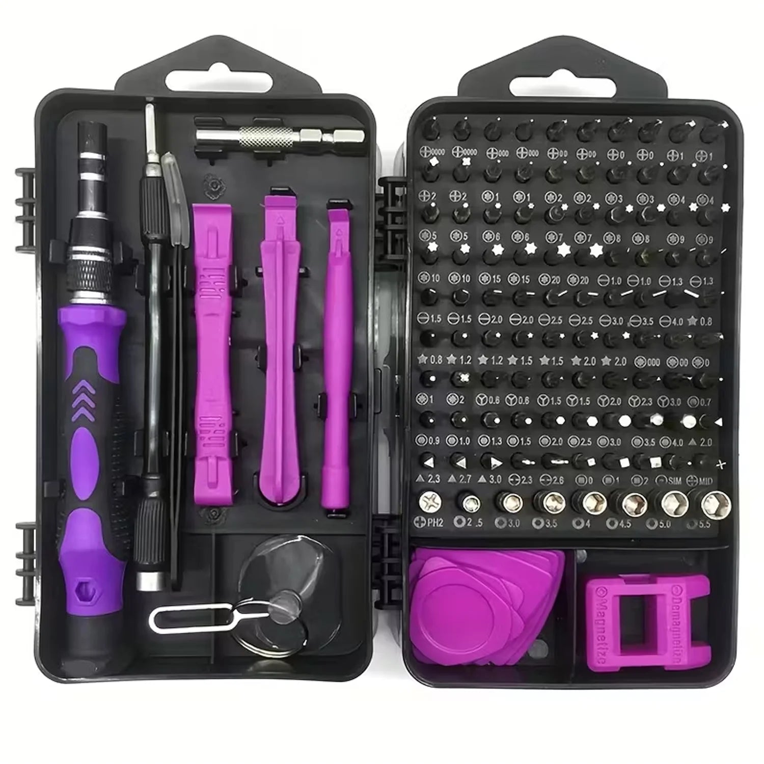 115 in 1 Precision Screwdriver Set, Electronics Repair Tool Kit for PC, Laptop, Cellphone, Watch, PS4, Vive VR, Toy, Eyeglass