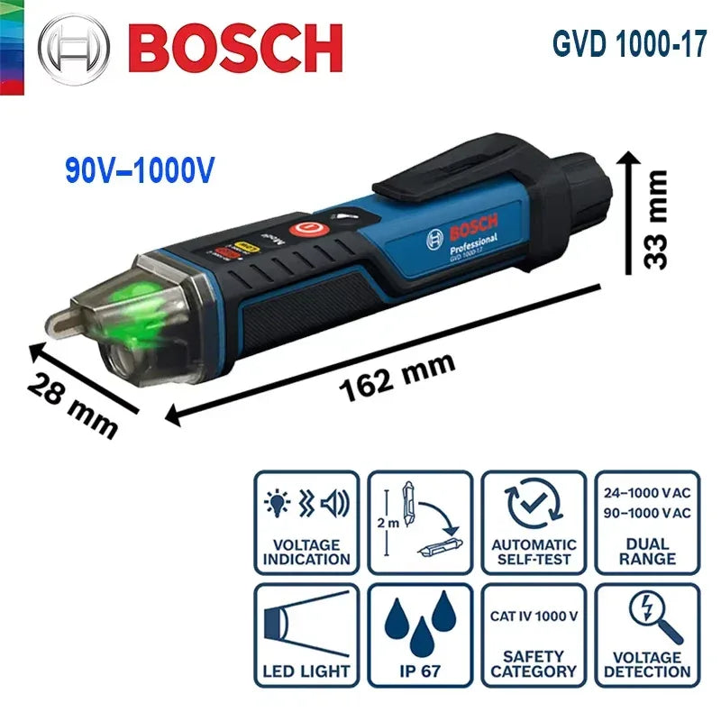 Bosch GVD 1000-17 non contact voltage detector pen