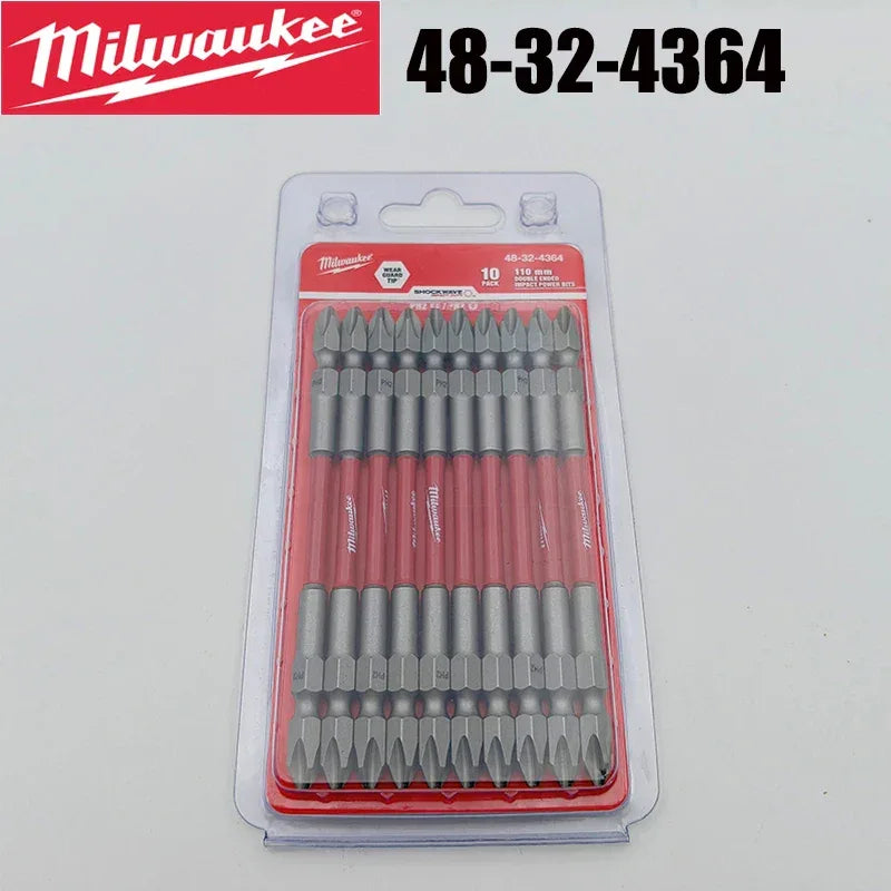 Milwaukee 48-32-4364 SHOCKWAVE PH2 110mm Impact Bits 10 Pack Double Ended