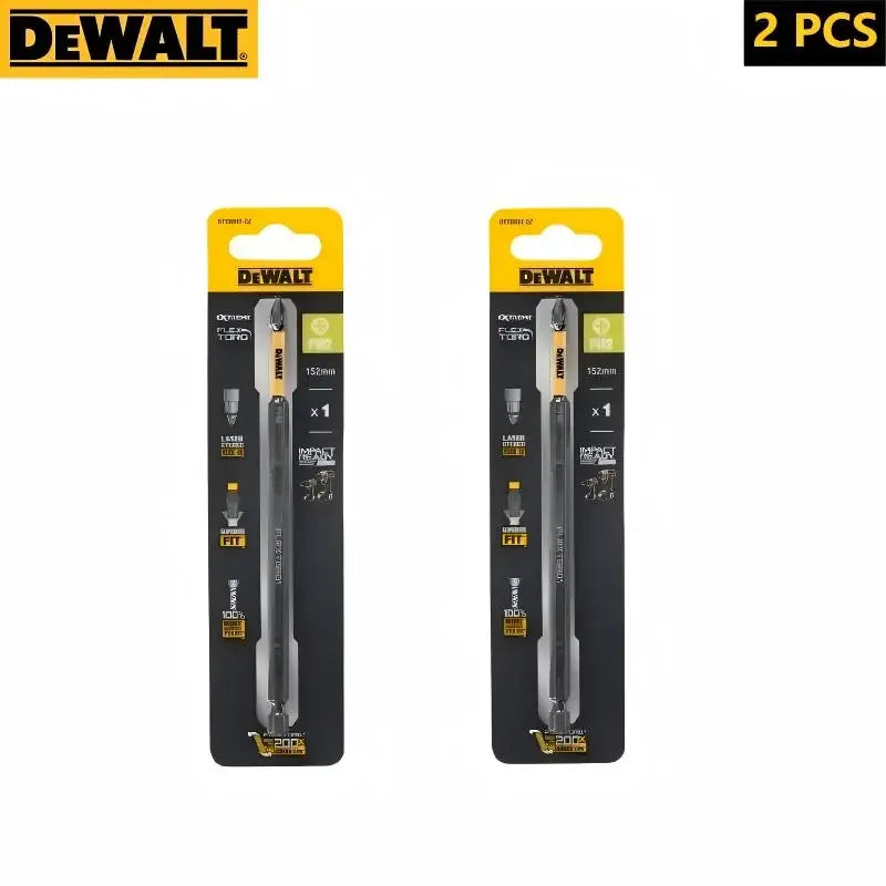 DEWALT DT7800-QZ PH2 FlexTorq Magnetic Bit – 152mm for Electric Drill & Driver