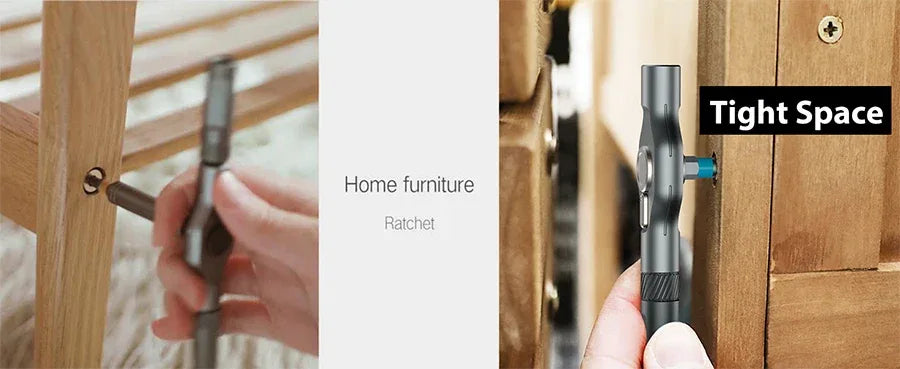 24 In 1 Multi-purpose Ratchet Wrench Screwdriver Set Magnetic Bits Tools Set DIY Household Repair Tool Precision Hand Tools Work