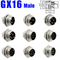 5pcs GX12 GX16 GX20 2 3 4 5 6 7 8 9 10 12 14 15 Pin Docking Aviation Plug Socket Circular Connector