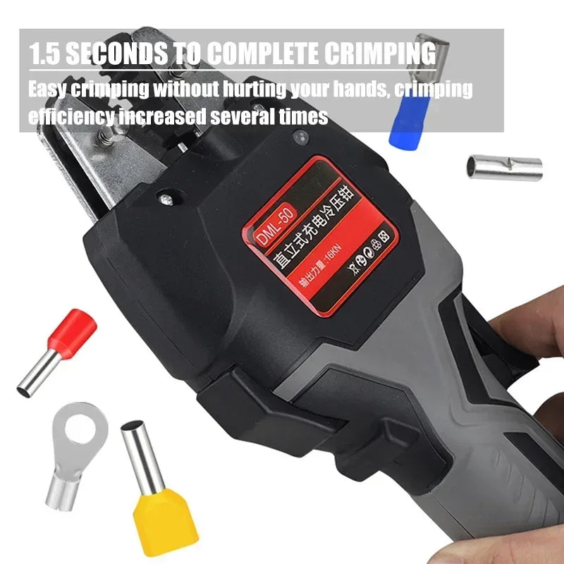 Professional hydraulic crimping tool for electrical work