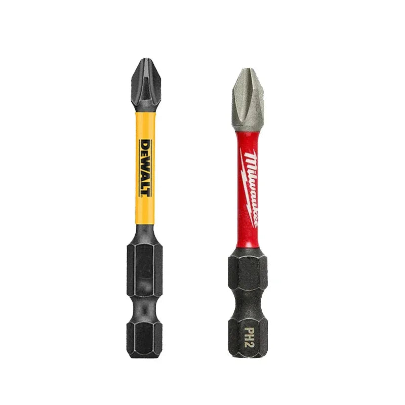 Impact Bits PH2 50/57mm – DEWALT, Makita, BOSCH & Milwaukee 2PCS HSS Drill Set