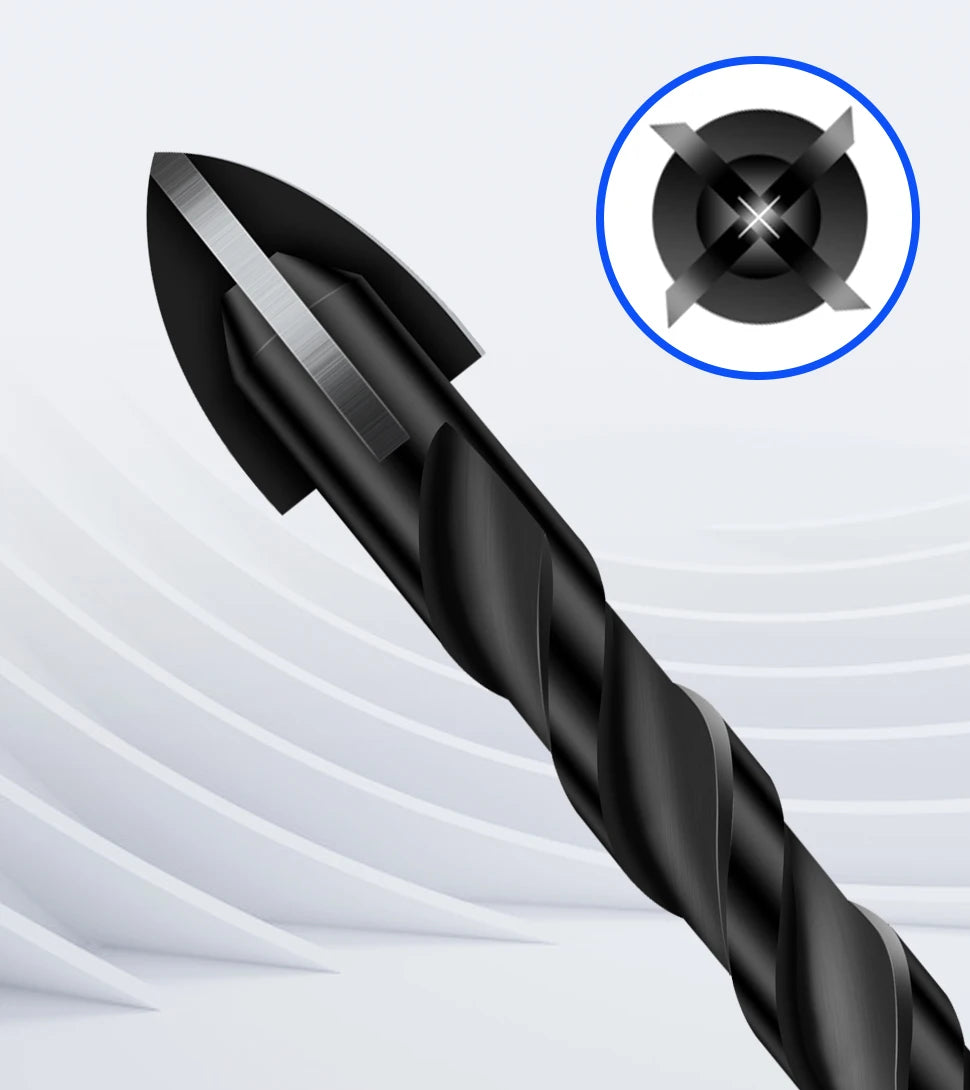 Tungsten Carbide Tile & Glass Drill Bit Set (3–12mm)