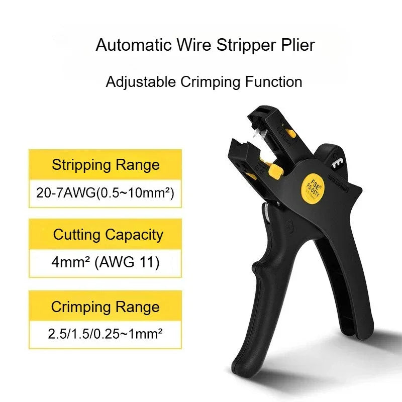 JH Automatic Wire Stripping Pliers – Cable Cutter & Stripper for Electricians