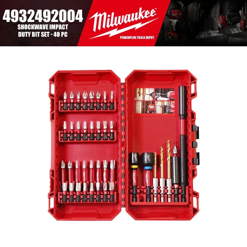 Milwaukee 4932492004 Shockwave Impact Duty Bit Set - 40 PC Tool Accessories