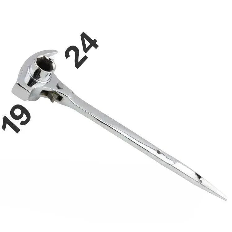 Multifunctional Hammer Wrench Ratchet Tool – Quick Release for Carpenters & Plumbers