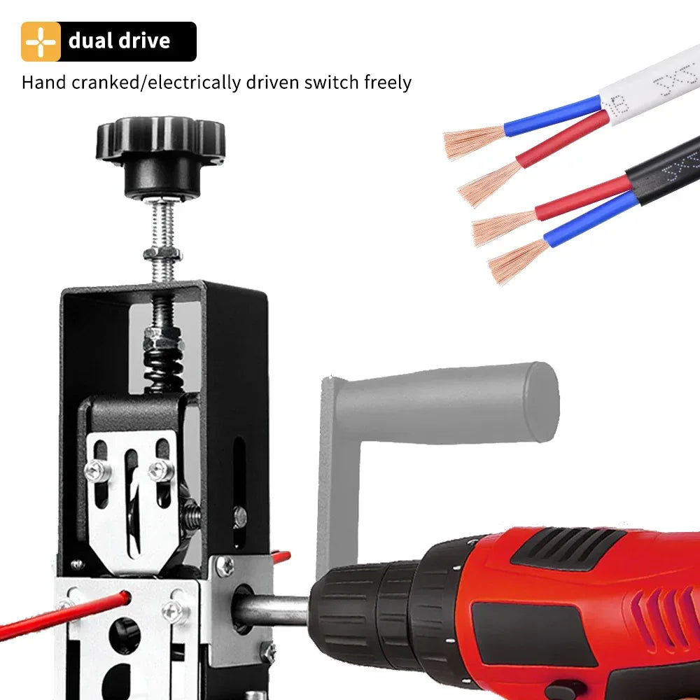 portable drill powered manual wire stripper copper cable peeler tool
