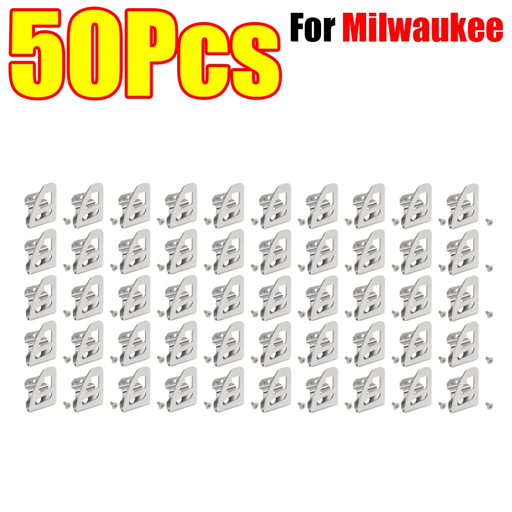 1-50Pcs Belt Clip Hook Bit Holder Screwdriver Holder for Makita/Dewalt/Milwaukee/Ryobi 18V 20V for Drills Impact Accessories
