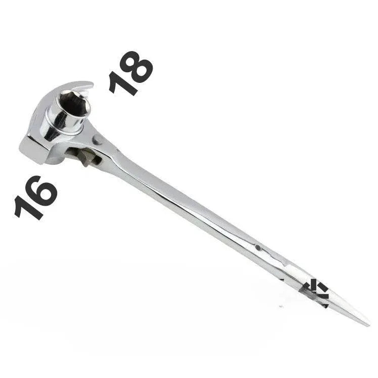Multifunctional Hammer Wrench Ratchet Tool – Quick Release for Carpenters & Plumbers