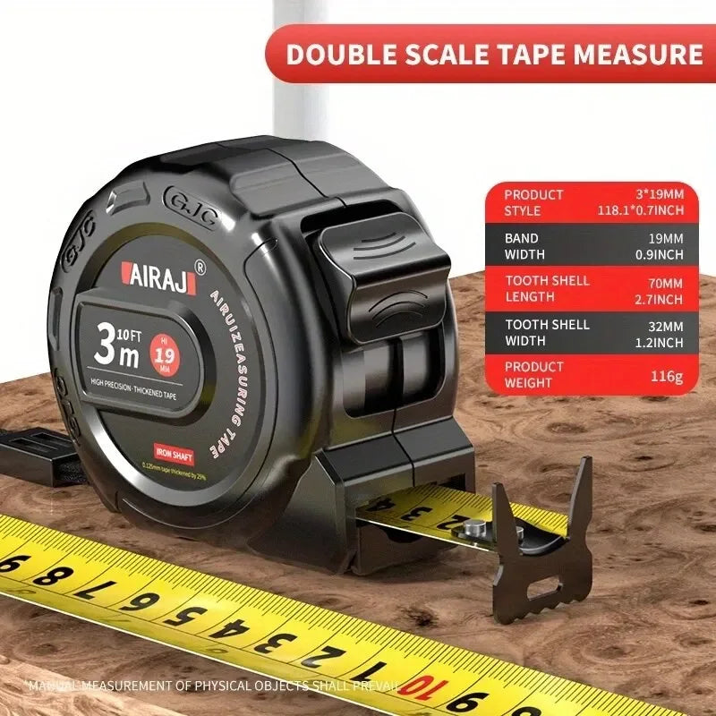 3m/5m/7.5m Tape Measure, Easy Read Measuring Tape Retractable With Lock,Ft/Metric
