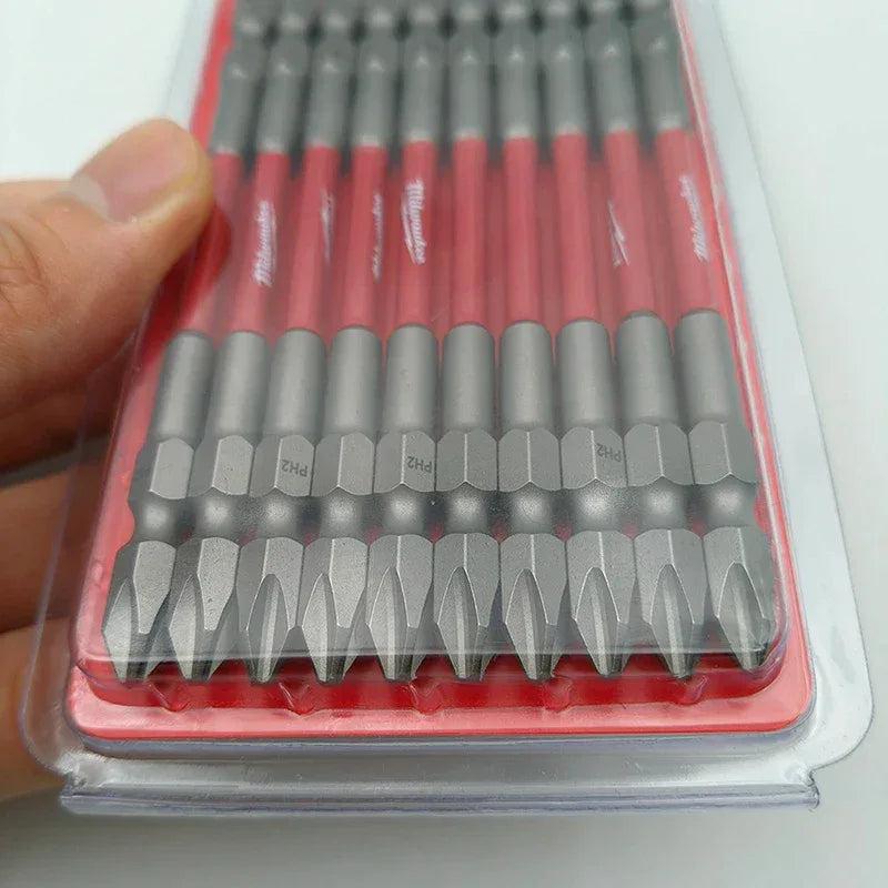 Milwaukee 48-32-4364 SHOCKWAVE PH2 110mm Impact Bits 10 Pack Double Ended