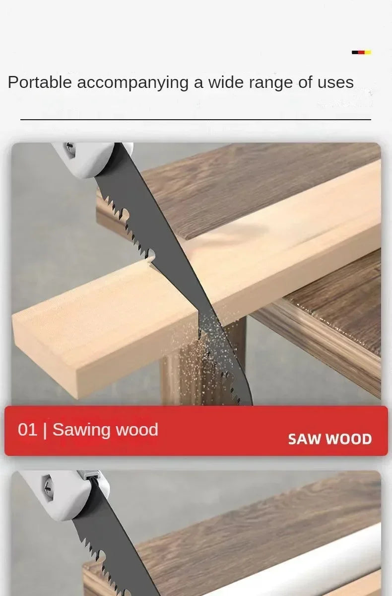 1PCS Multifunctional Folding Hand Saw Outdoor Logging Saw Woodworking Folding Portable Saw For Garden Pruner Gardening Tools