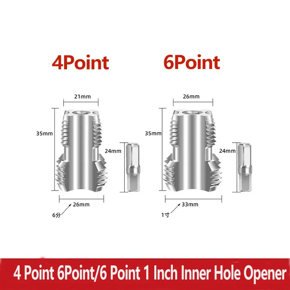 PPR Pipe Threading Tool Set – Manual Plastic Pipe Tap Kit 1/2” & 3/4” for Home Plumbing Repair