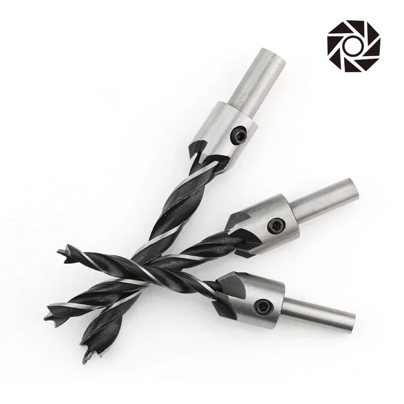 HSS Countersink Drill Bit Set 3mm–10mm – Woodworking Chamfer & Pilot Hole Bits
