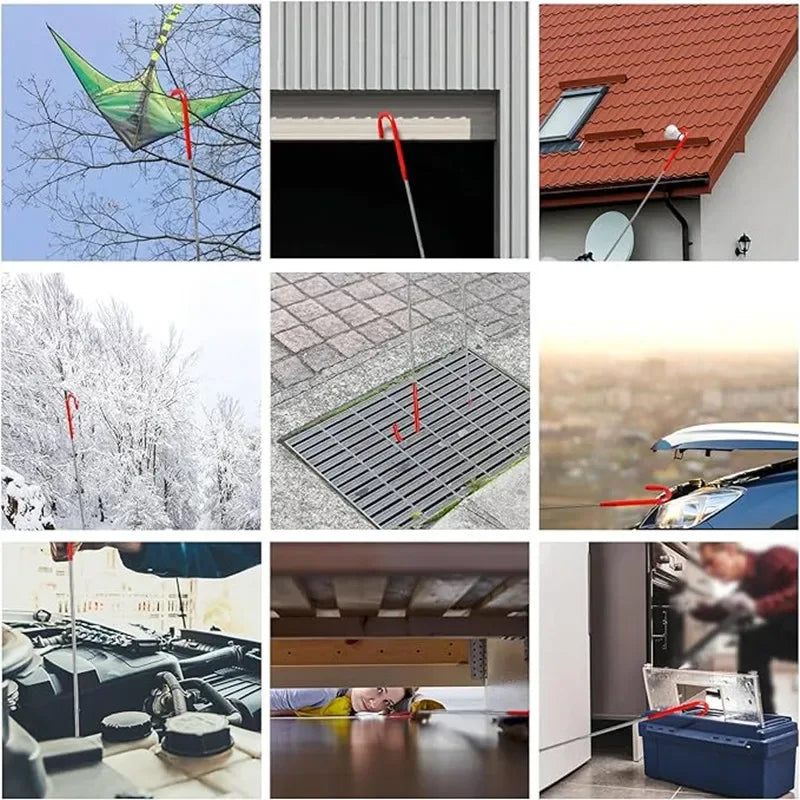 21/18PCS Car Door Tool Kit Inflatable Air Pump Auto Window Door Open Fixing Gripper Tools Long Reach Kits with Carrying Bag