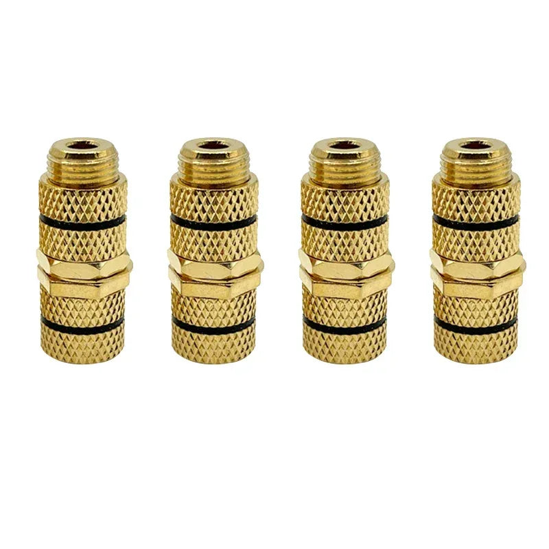 4Pcs P790 Speaker Audio Cable Docking Plug 4mm Banana Plug Female To Female Extension Socket
