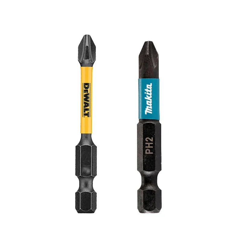 Impact Bits PH2 50/57mm – DEWALT, Makita, BOSCH & Milwaukee 2PCS HSS Drill Set