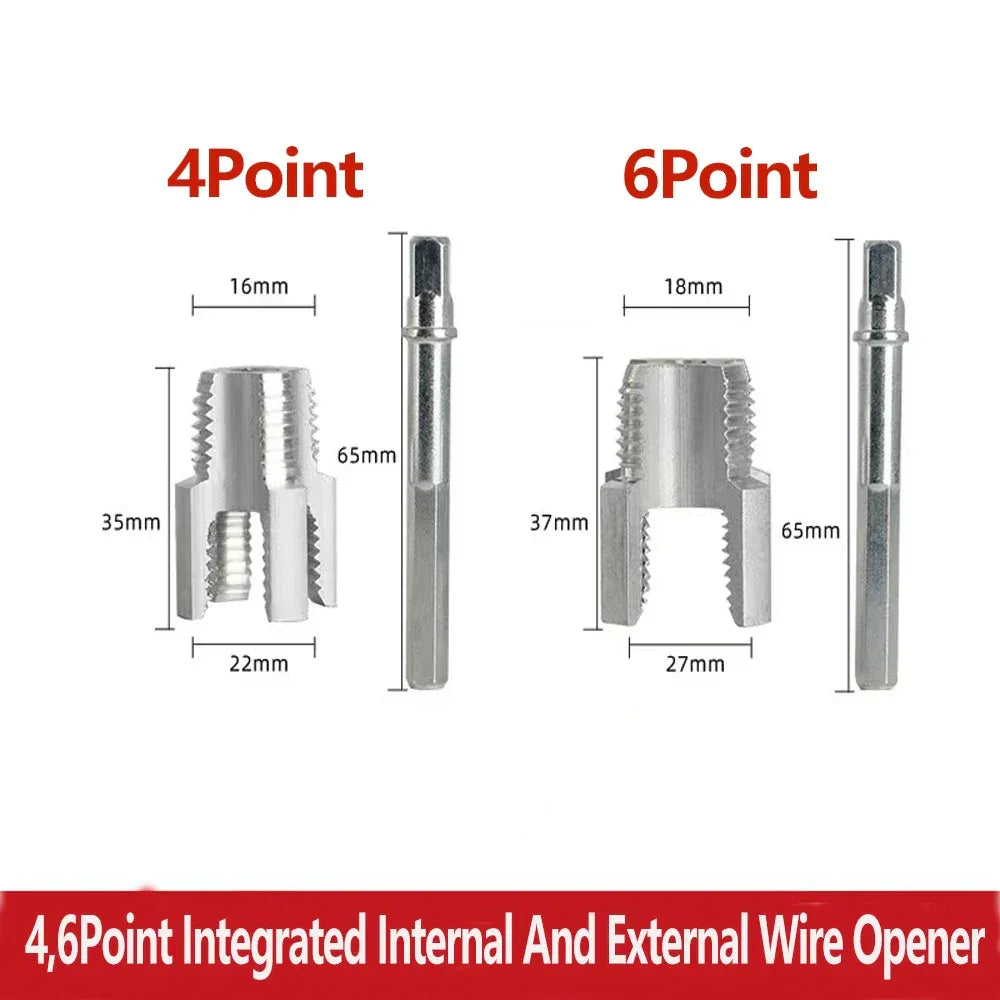 PPR Pipe Threading Tool Set – Manual Plastic Pipe Tap Kit 1/2” & 3/4” for Home Plumbing Repair