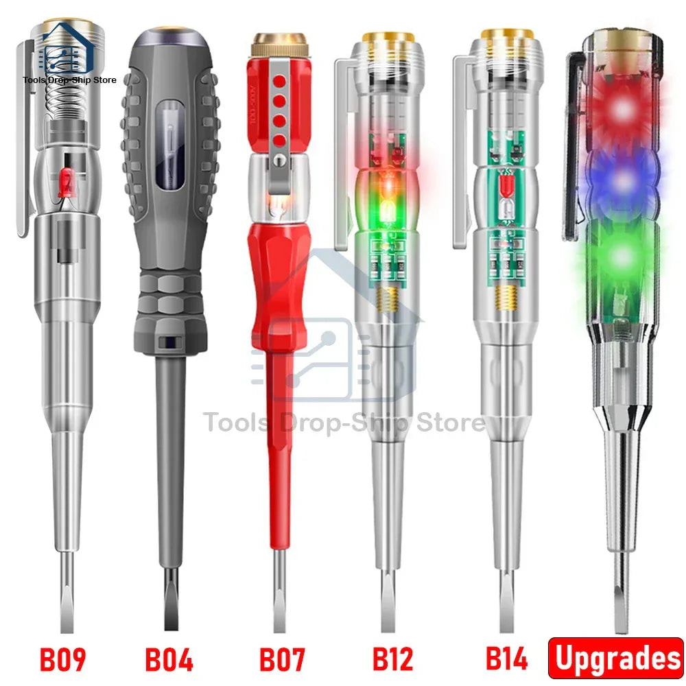 24-500V intelligent voltage detector pen electrical tester