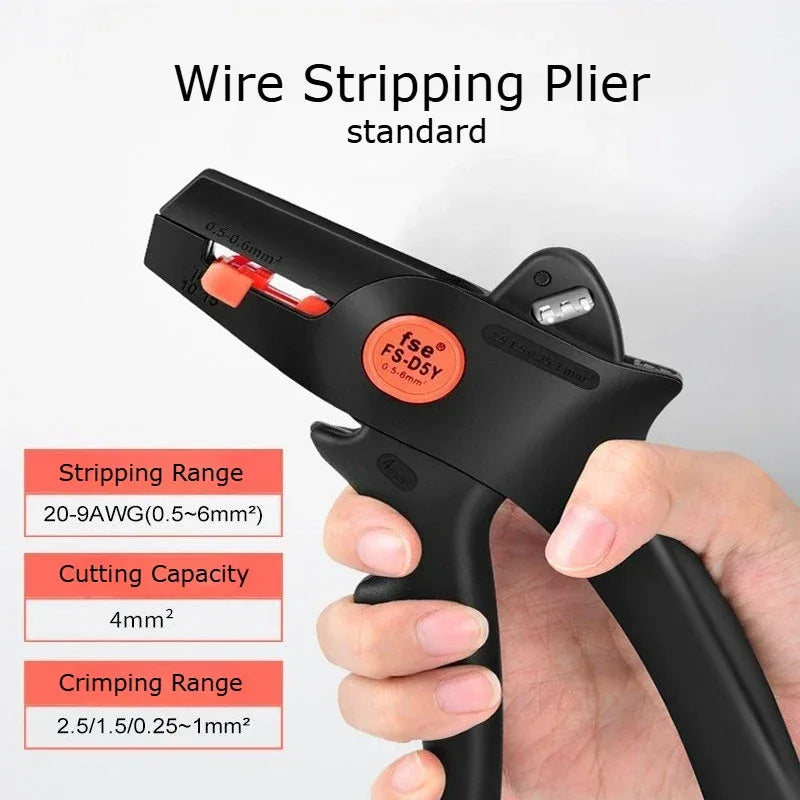 JH Automatic Wire Stripping Pliers – Cable Cutter & Stripper for Electricians