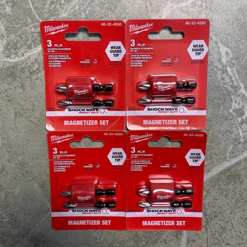 Milwaukee 48-32-4550 SHOCKWAVE Impact Duty Magnetic Attachment & PH2 Bit Set – 3PC