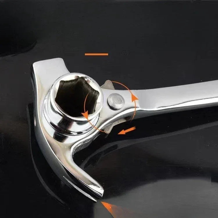 ratchet hand tool for tightening and loosening nuts