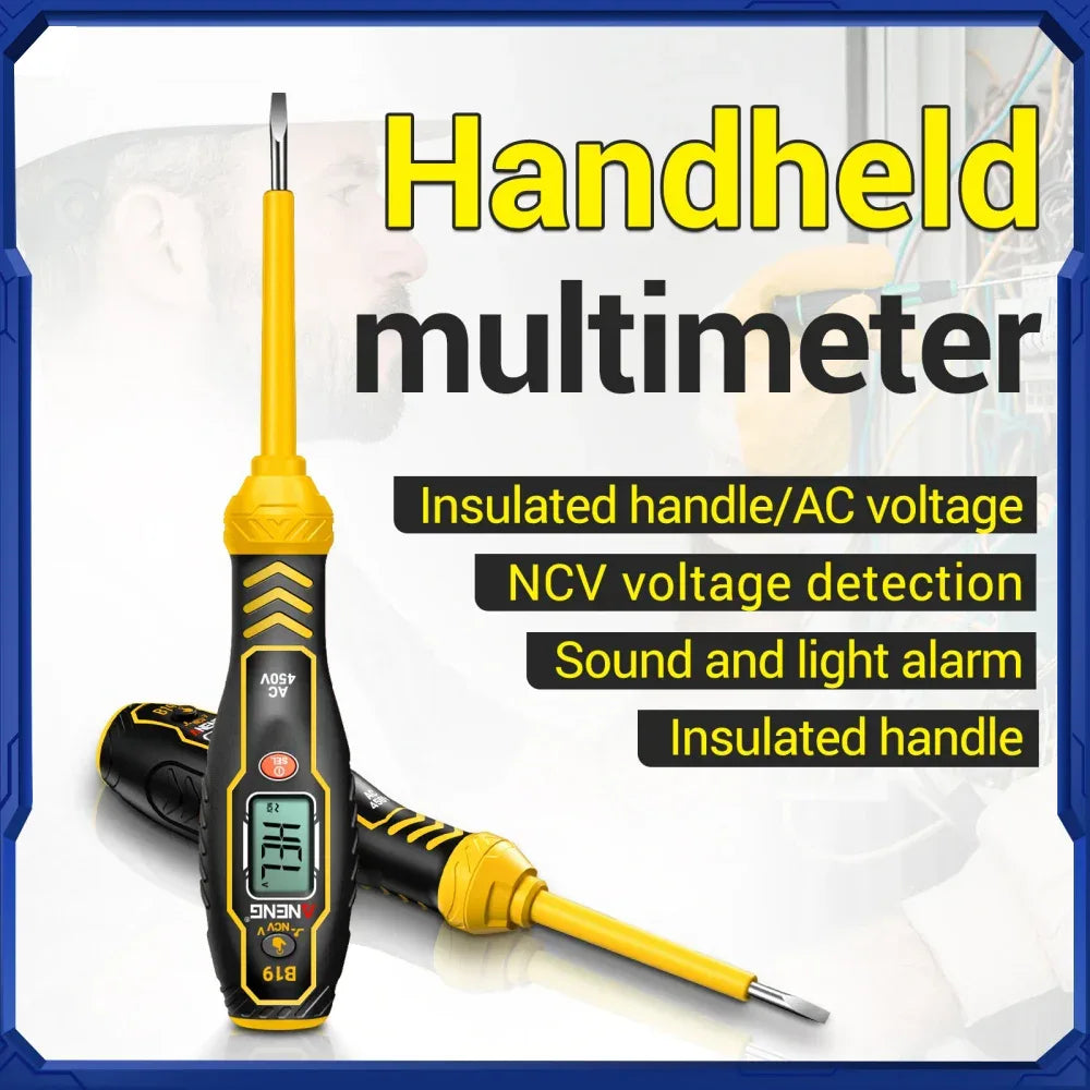 B16 Intelligent Sensing Digital Measuring Pen Non-Contact 30V-1000V Voltage Detector NCV Voltage Probing Tester Meter Tools