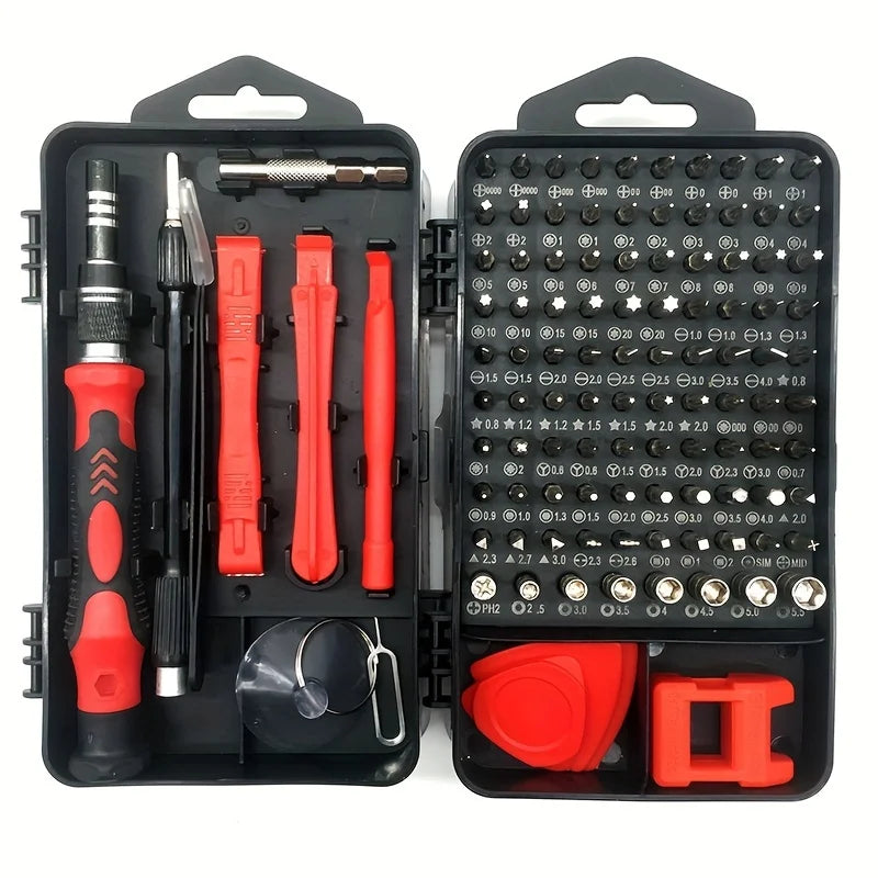 115 in 1 Precision Screwdriver Set, Electronics Repair Tool Kit for PC, Laptop, Cellphone, Watch, PS4, Vive VR, Toy, Eyeglass
