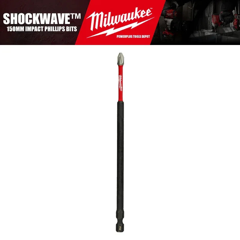 Milwaukee SHOCKWAVE™ Impact Phillips Bits – Durable Driver Bit Set