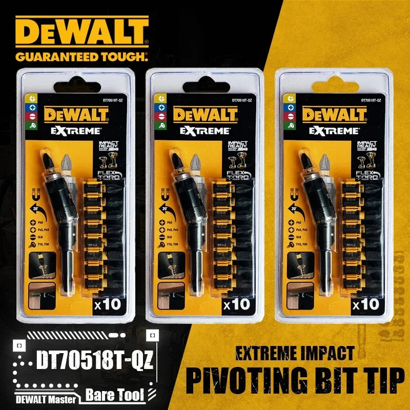 DEWALT DT7505-QZ & DT70518T-QZ Extreme Impact Pivoting Bit Tips – Power Tool Accessories