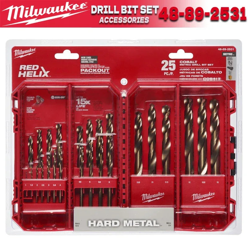 Milwaukee Driver Bit Drill Set – 4932492004, 48-32-4013, 48-89-2531, 48-89-4860, 4932492008, 48-89-2530