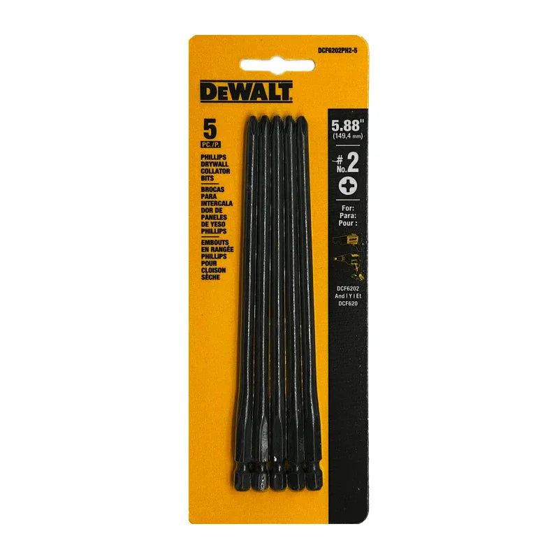 DEWALT DCF6202PH2-5 5PCS Phillips Drywall Collator Bits