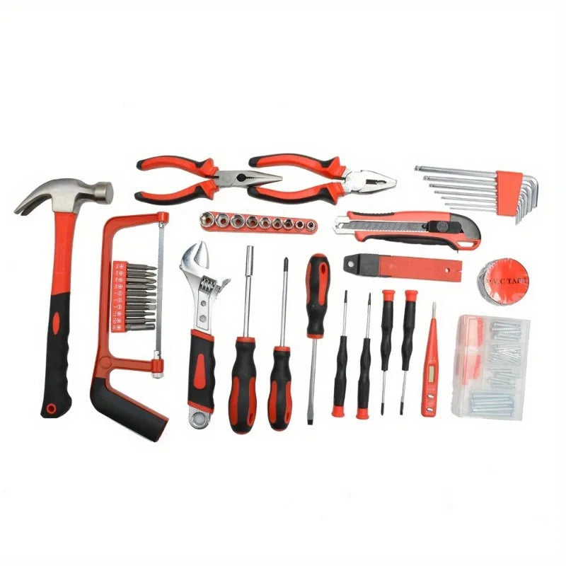1 Set Household Hardware Tool Set Professional Maintenance Toolbox Auto Repair Luxury Set Storage Case