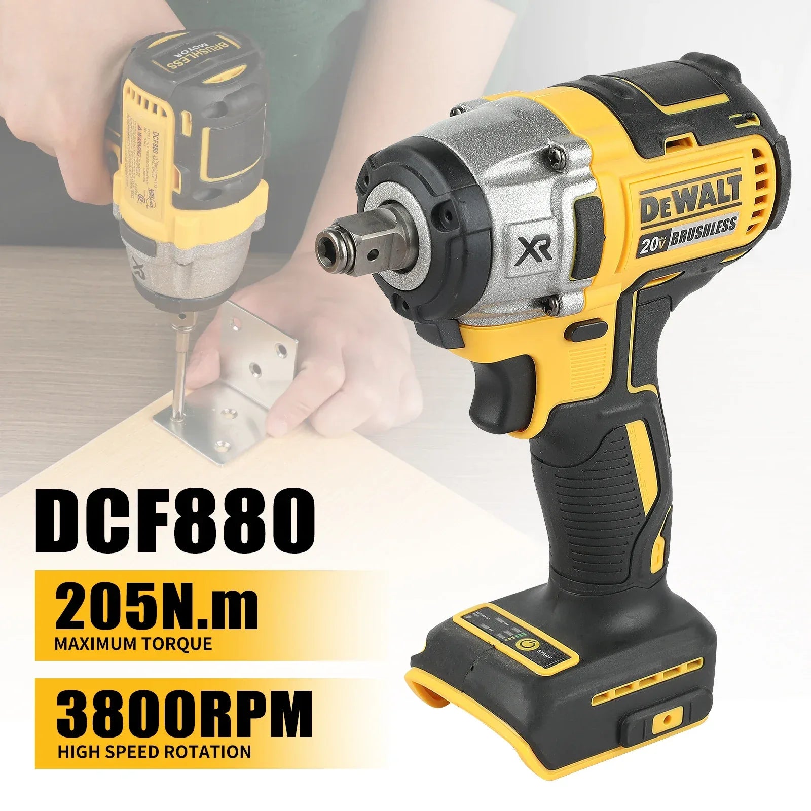 DeWalt DCF405FN Brushless Drill – Lithium Tool Kit (No Battery) UK