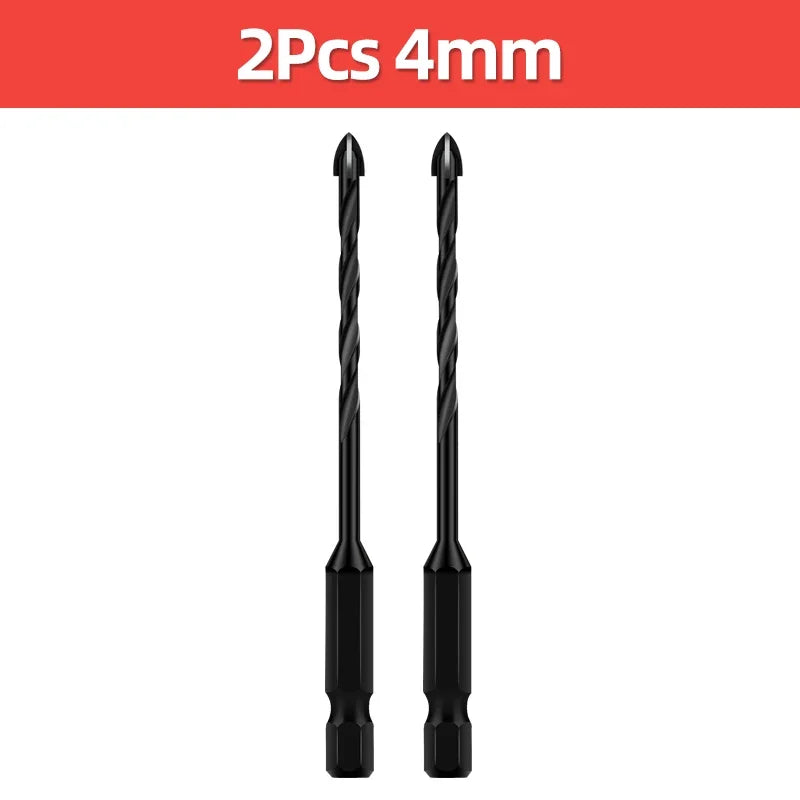 Tungsten Carbide Tile & Glass Drill Bit Set (3–12mm)