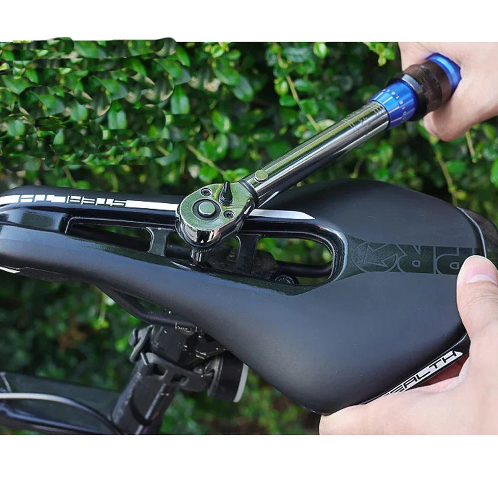 15PCS Torque Wrench Set 1/4" 2-24nm Bi-directional Bicycle Hex Wrench Tool Professional Maintenance And Car Moto Repair Tools