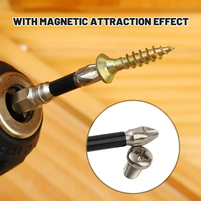 25/50/65/70/90/150mm K5 Magnetic Screwdriver Drill Bit Phillip Head Impact Driver Electric Screwdriver Non-slip Resistant Drills