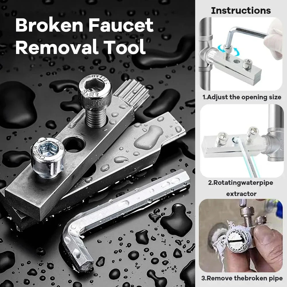 steel tap and valve remover tool for damaged screws