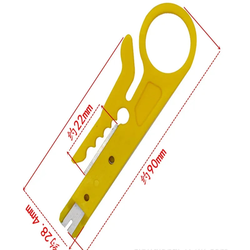 Mini Portable Wire Stripper Cutter – Network Cable Punch Down Tool UK