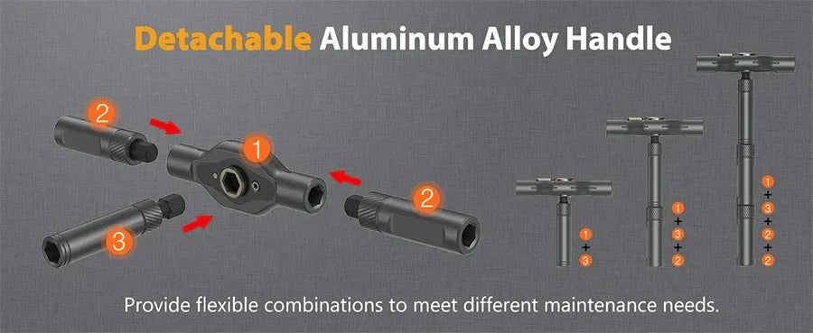 24 In 1 Multi-purpose Ratchet Wrench Screwdriver Set Magnetic Bits Tools Set DIY Household Repair Tool Precision Hand Tools Work