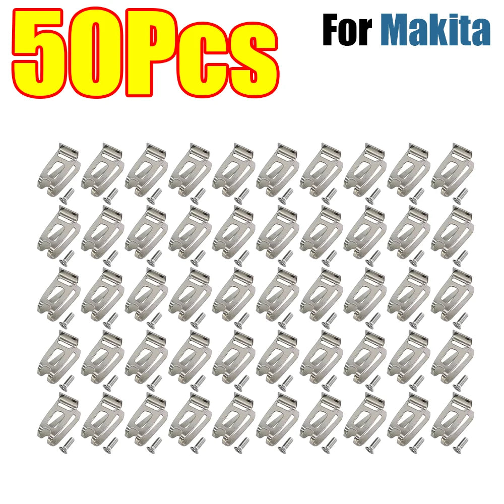 1-50Pcs Belt Clip Hook Bit Holder Screwdriver Holder for Makita/Dewalt/Milwaukee/Ryobi 18V 20V for Drills Impact Accessories
