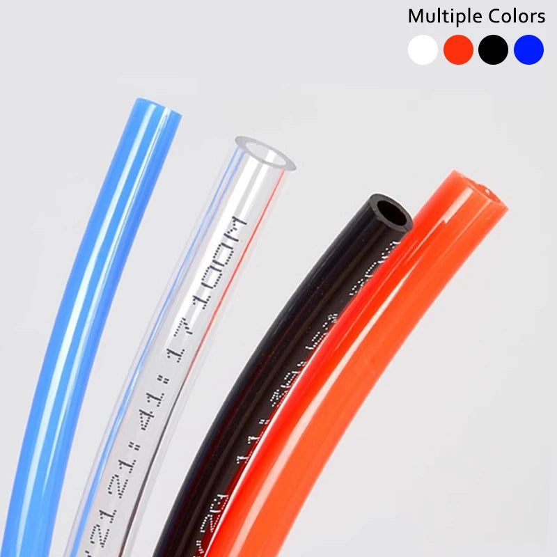 10M/20M/50M/100M Pneumatic Air Hose Plastic Tube 4mm 6mm 8mm 10mm 12mm Pipe Line Air Hose Polyurethane Tubing for Compressor