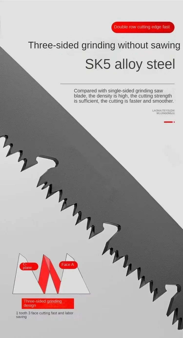 1PCS Multifunctional Folding Hand Saw Outdoor Logging Saw Woodworking Folding Portable Saw For Garden Pruner Gardening Tools