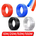 10M/20M/50M/100M Pneumatic Air Hose Plastic Tube 4mm 6mm 8mm 10mm 12mm Pipe Line Air Hose Polyurethane Tubing for Compressor