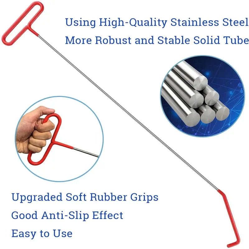 21/18PCS Car Door Tool Kit Inflatable Air Pump Auto Window Door Open Fixing Gripper Tools Long Reach Kits with Carrying Bag